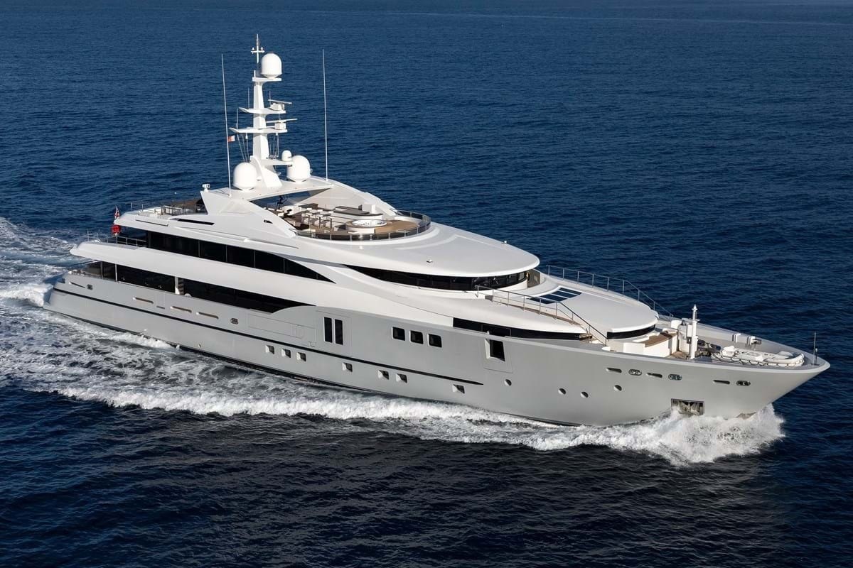 54-metre M/Y Rahil underway